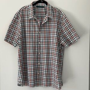 Perry Ellis Men’s Short Sleeve Button Down Shirt - Size XXL
